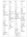 Physics Equation Sheet File