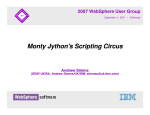 Monty Jython`s Scripting Circus