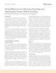 Array Differences in Genomic Coverage and Data Quality Impact