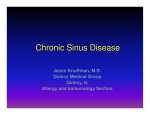 Chronic Sinus Disease