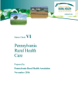 Status Check VI - Pennsylvania Rural Health Association