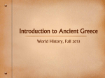 Introduction to Ancient Greece