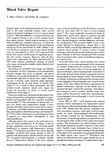Mitral Valve Repair