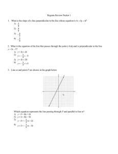 Geometry Review Packet 1