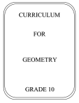Geometry - Grade 10 - Rahway Public Schools