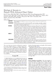 Etiology of Anemia in Patients With Advanced Heart Failure