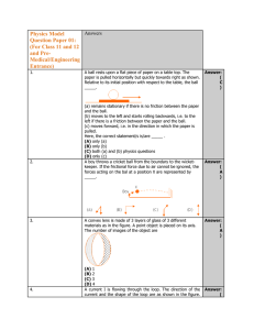 Chemistry Model Question Paper - MCQs Test 2