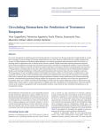 Circulating Biomarkers for Prediction of Treatment