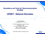 The Network Domain - Centre for Wireless Communications