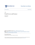Proof in Law and Science - Penn State Law eLibrary