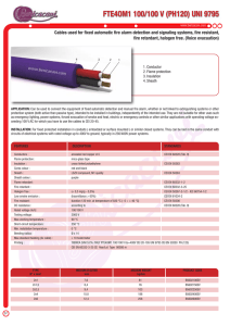 FTE4OM1 100/100 V (PH120) UNI 9795