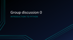 Group discussion 0