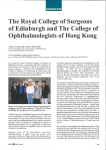 The Royal College of Surgeons of Edinburgh and The College of