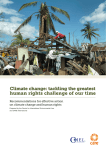 Climate change: tackling the greatest human rights challenge of our