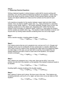 Partial Pressures of Gases