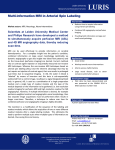 Multi-information MRI in Arterial Spin Labeling (ref. MC416)