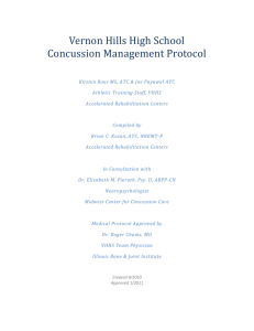 Concussion Management and Treatment