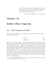 Chapter 10 Lattice Heat Capacity - Physics | Oregon State University