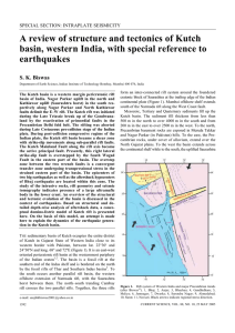 A review of structure and tectonics of Kutch basin, western