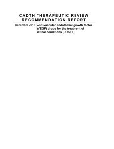 draft report - Canadian Ophthalmological Society