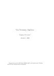 Notes on von Neumann Algebras