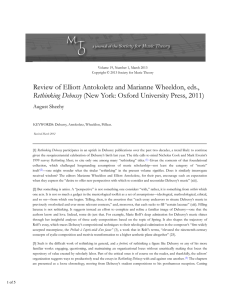 Review of Elliott Antokoletz and Marianne Wheeldon eds