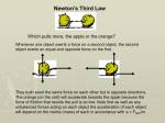 Newton`s Third Law (PowerPoint)