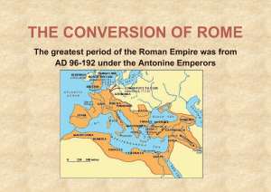 the conversion of rome