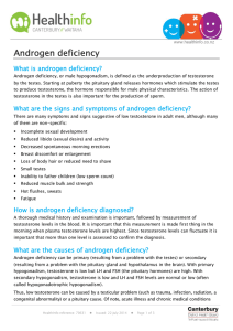 Androgen deficiency