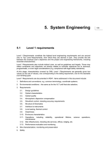 5. System Engineering