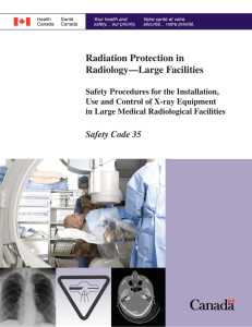 Safety Code 35: Radiation Protection in Radiology
