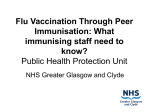 Peer Immunisation Seasonal Influenza