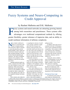 Fuzzy Systems and Neuro-Computing in Credit Approval