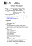 Course Specifications