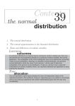 The normal distribution