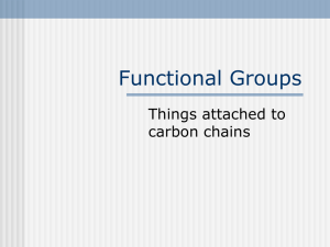 Functional Groups