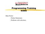 Programming Training kiddo