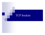 Multithreading and TCP Sockets