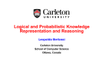 Logical and Probabilistic Knowledge Representation and Reasoning