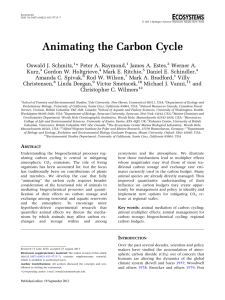 Animating the Carbon Cycle - University of California, Santa Cruz
