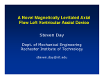 Novel Magnetically Levitated Axial Flow Left Ventricular Assist Device