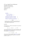 Logarithms and Exponentials - Florida Tech Department of