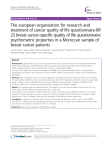 The european organization for research and treatment of