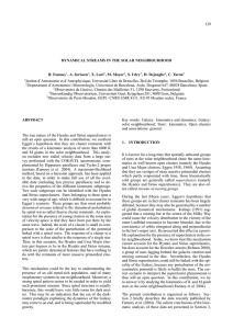 129 DYNAMICAL STREAMS IN THE SOLAR NEIGHBOURHOOD B