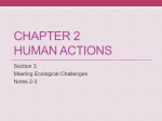 Ch 2-3 Human Actions