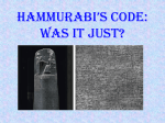 Hammurabi`s Code - Rebecca Harris (Becky Harris)