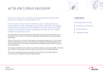 Drug discovery fact sheet