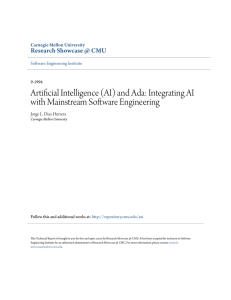 (AI) and Ada: Integrating AI with Mainstream Software Engineering