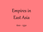 Empires in East Asia