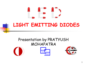 Light Emitting Diodes (LED`s)